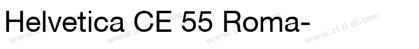 Helvetica CE 55 Roma字体转换